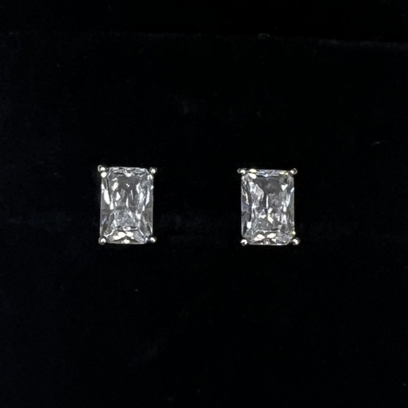 Raneecoco, Stunning Flame, Radiant Cut Stud Earrings - Picture 10 of 12